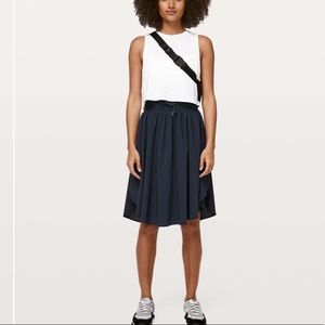 NWT! Lululemon The Everyday Skirt. True Navy.